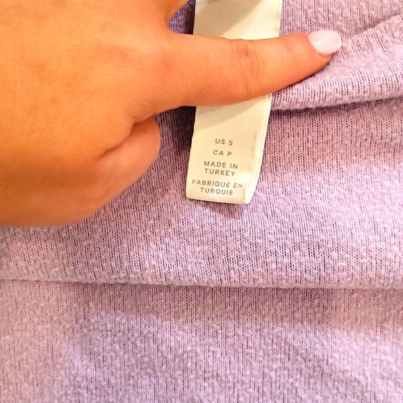 H&M lavender tunic size small - Picture 2 of 3